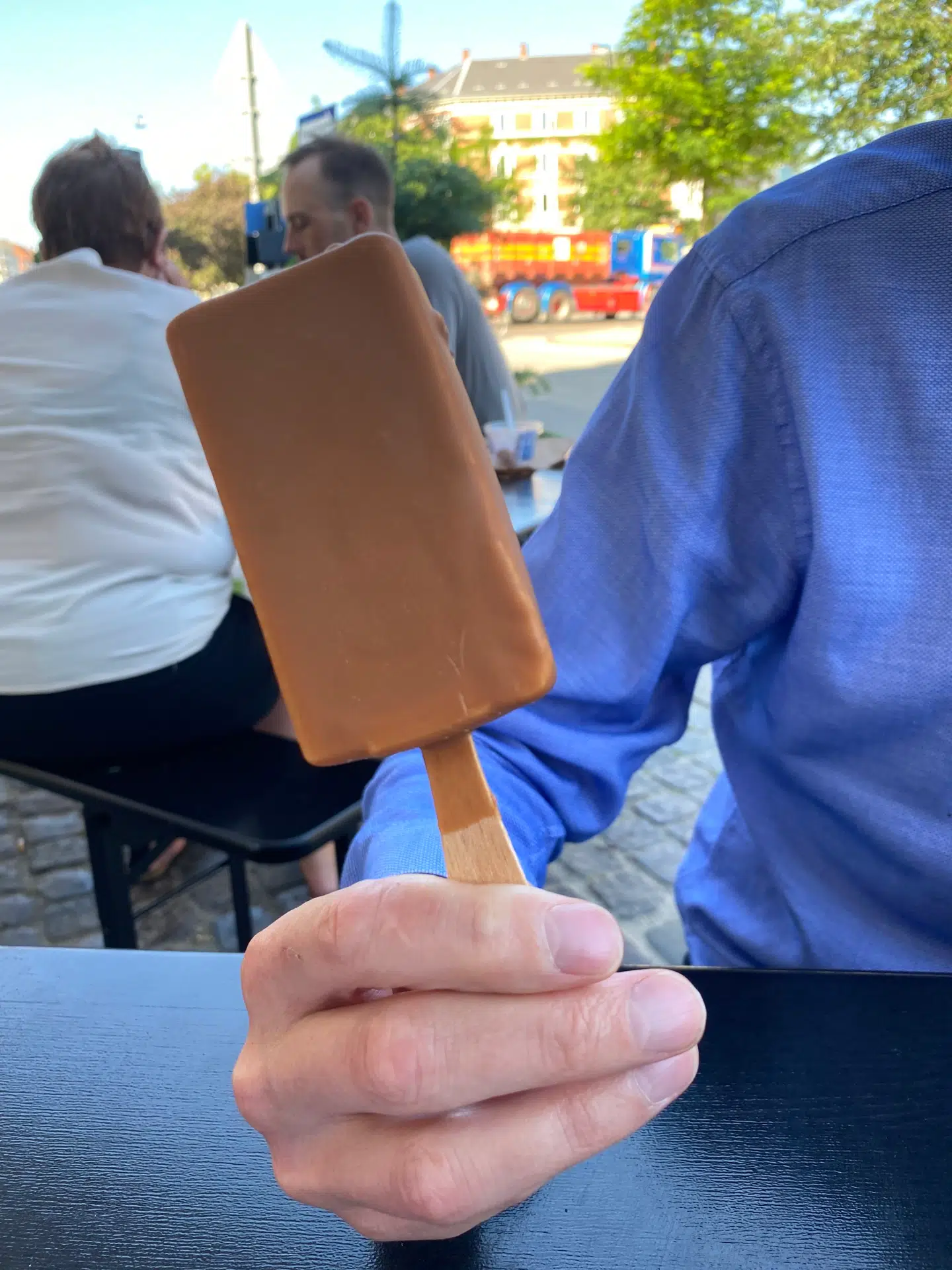 Gammeldags flødeis saltkaramel