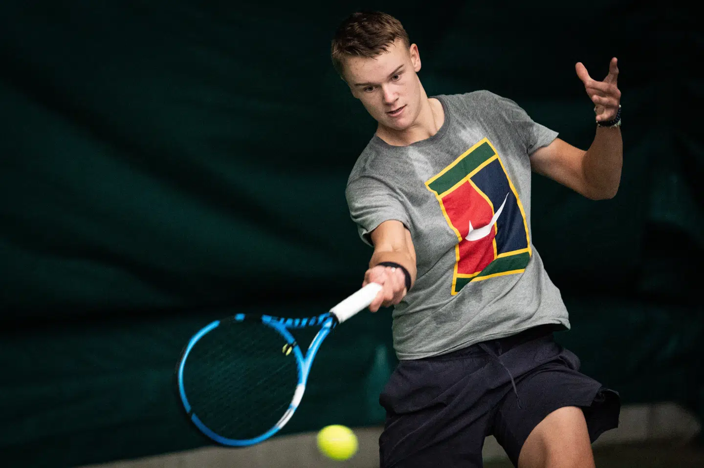 Holger Rune er klar til semifinalen ved TP Open i svenske Båstad. (Arkivfoto) Niels Christian Vilmann/Ritzau Scanpix