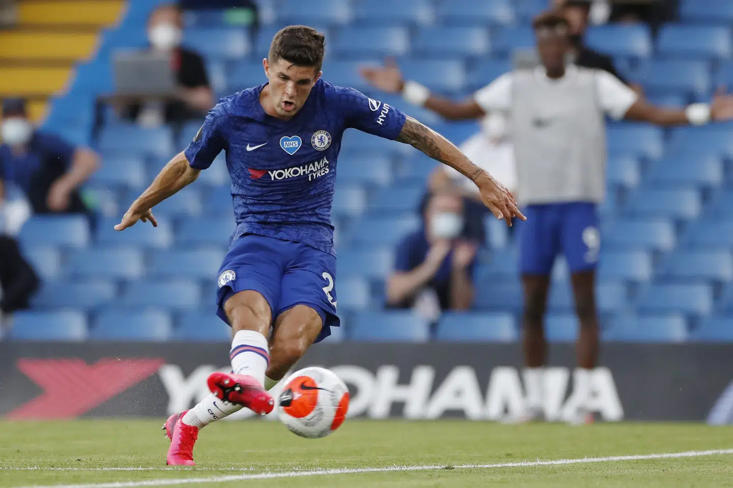 Christian Pulisic sparker behersket Chelsea på 1-0 i hjemmekampen mod Manchester City. Paul Childs/Reuters
