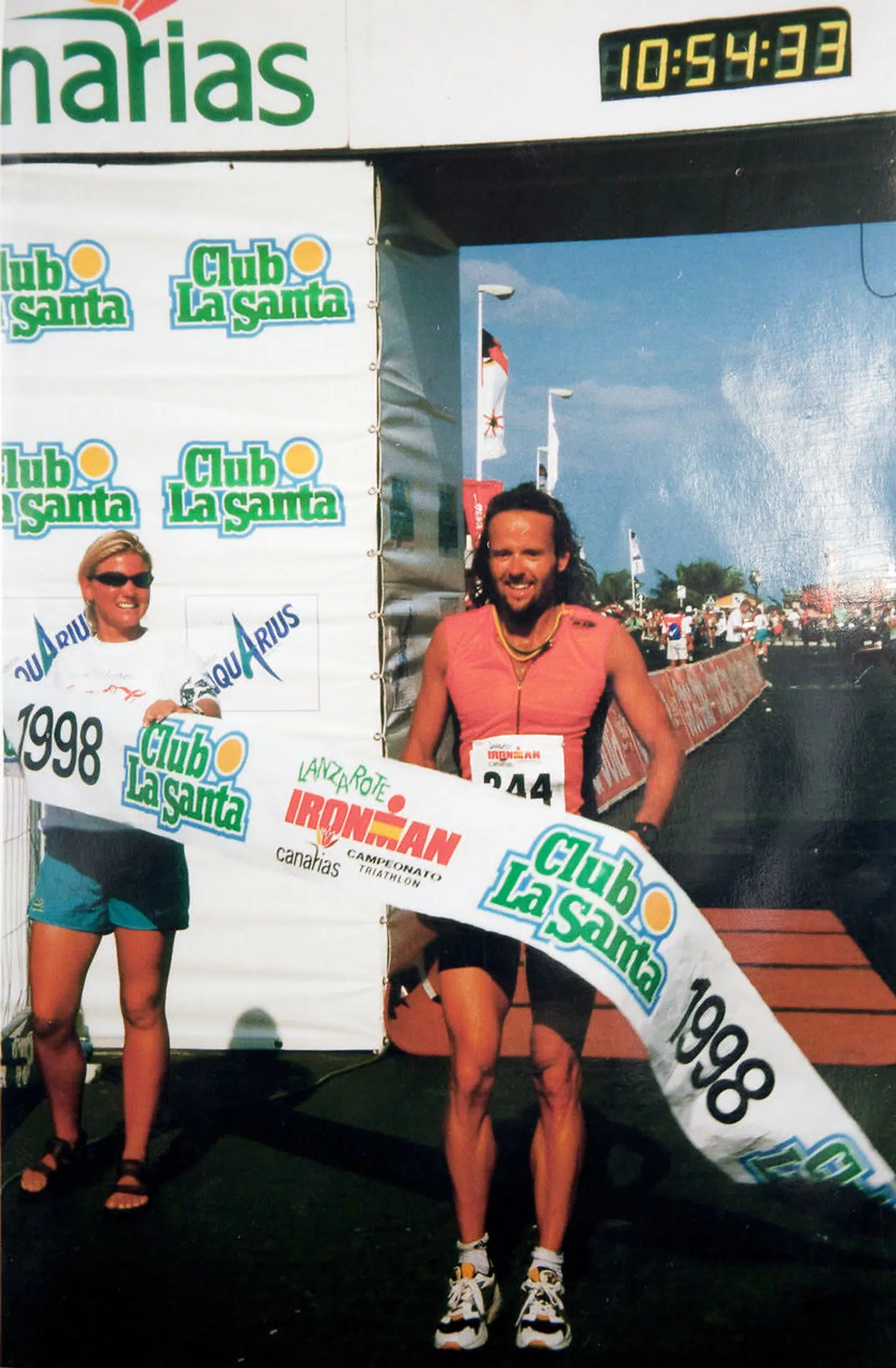 Dennis Knudsen efter en ironman.