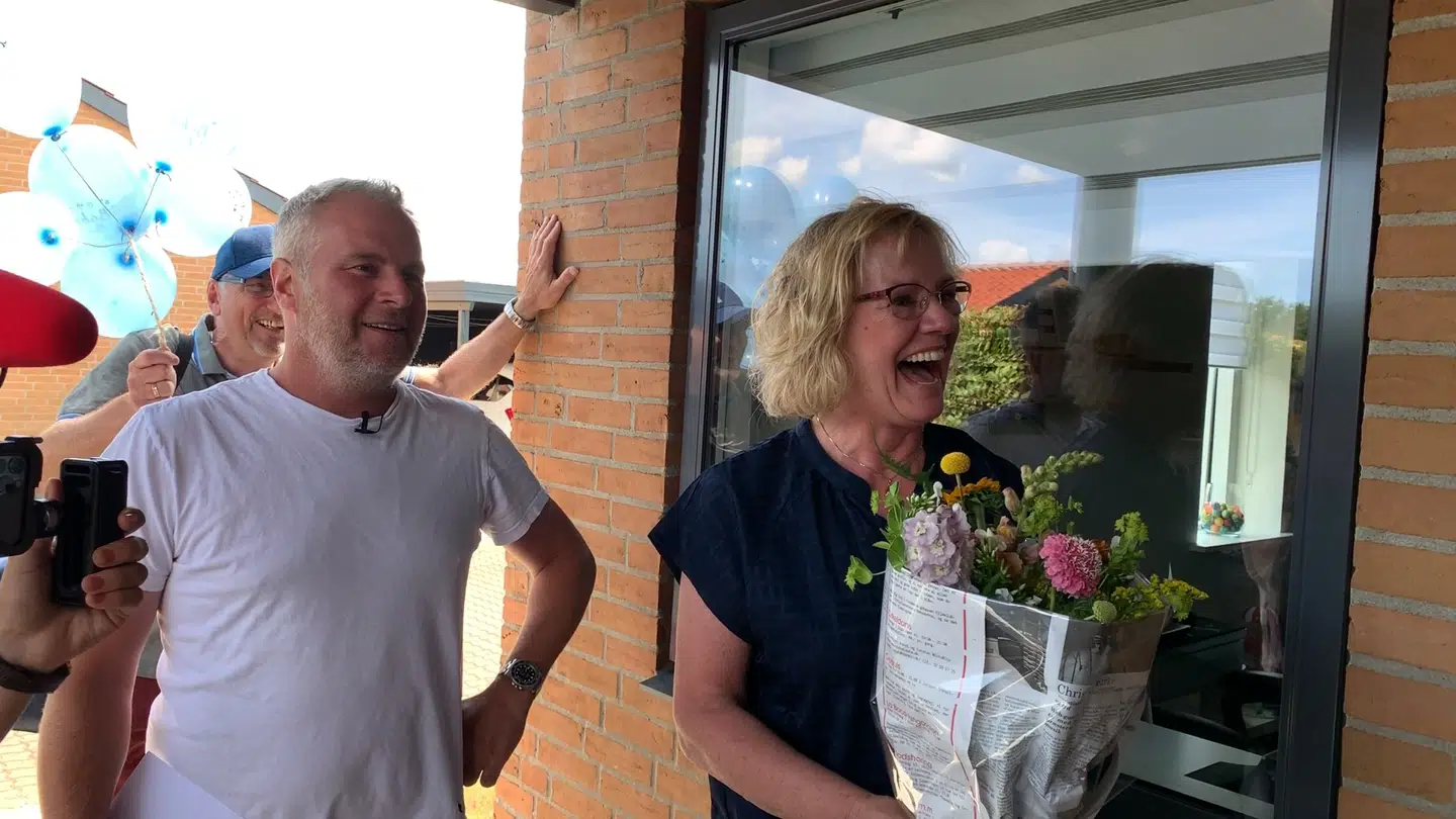 Uffe Holm var taget med for at give nogle billetter til hans kommende show, så der bliver lidt mere at grine af.