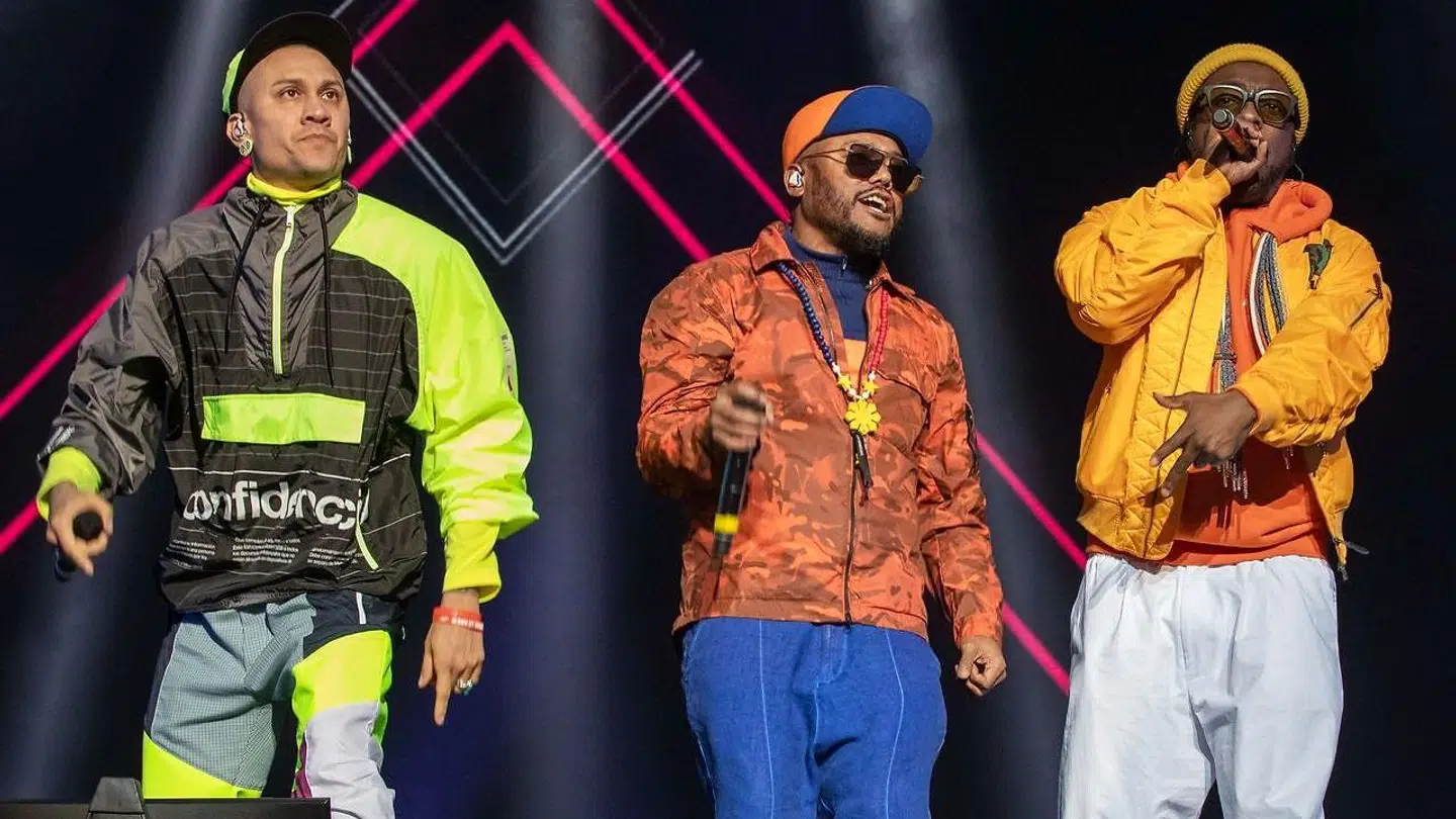 Her Taboo, Apl.de.ap og Will.i.am på en scene i Texas sidste år.