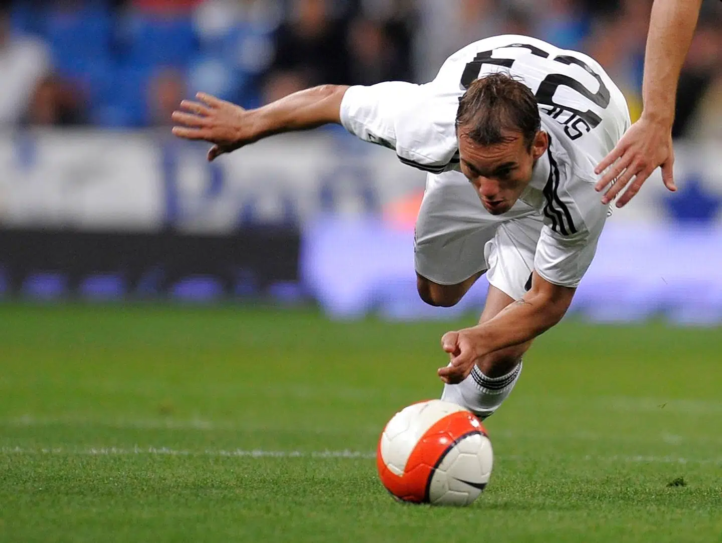 Et billede kan sige mere end mange ord om Wesley Sneijders Real Madrid-tid.