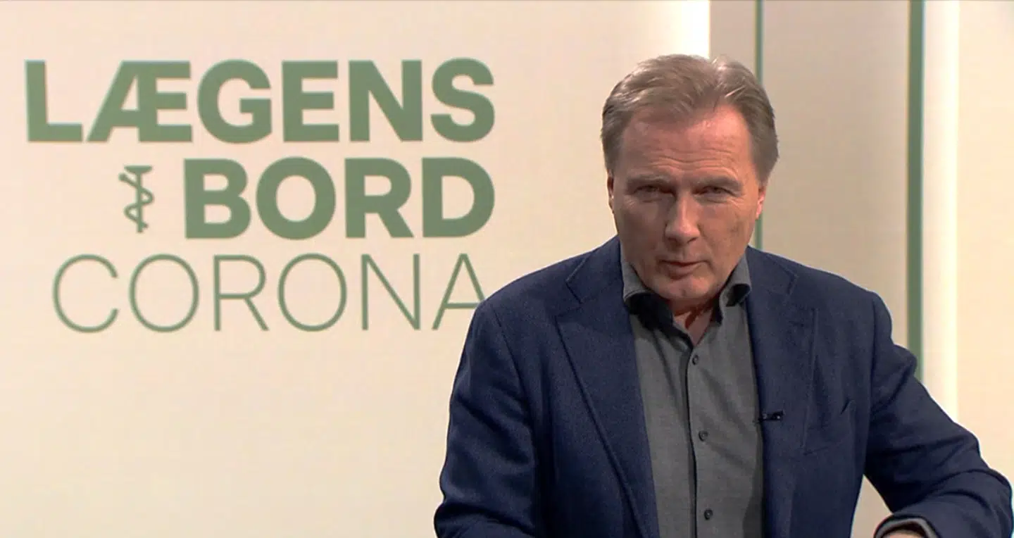 Studiet, som har dannet rammerne for Peter Qvortrup Geisling under corona-krisen, er væsentlig mere simpel end den, der er blevet bygget til den nye udgave af 'Lægens bord'.