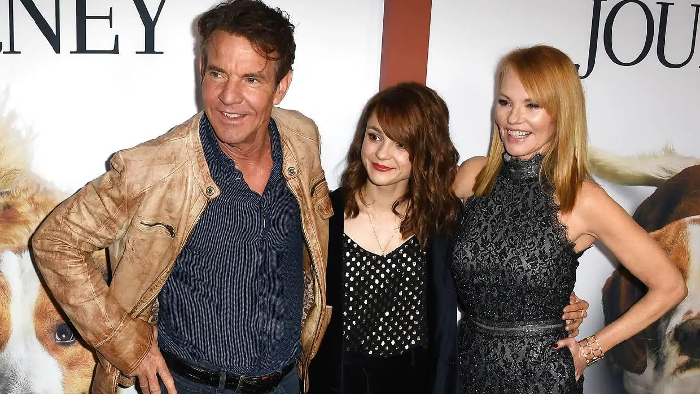Dennis Quaid her fotograferet på den røde løber i forbindelse med premieren på 'A Dog's Journey', som han er med i.