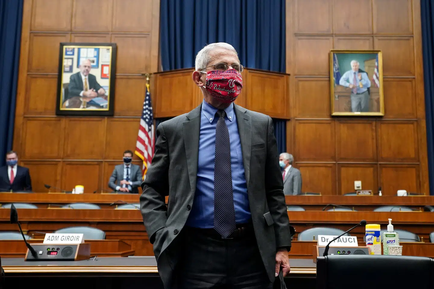 Den amerikanske topsundhedsrådgiver Anthony Fauci advarede tirsdag lokal tid ved en høring i Kongressen om stigninger i coronasmitten flere steder i USA. Pool/Reuters