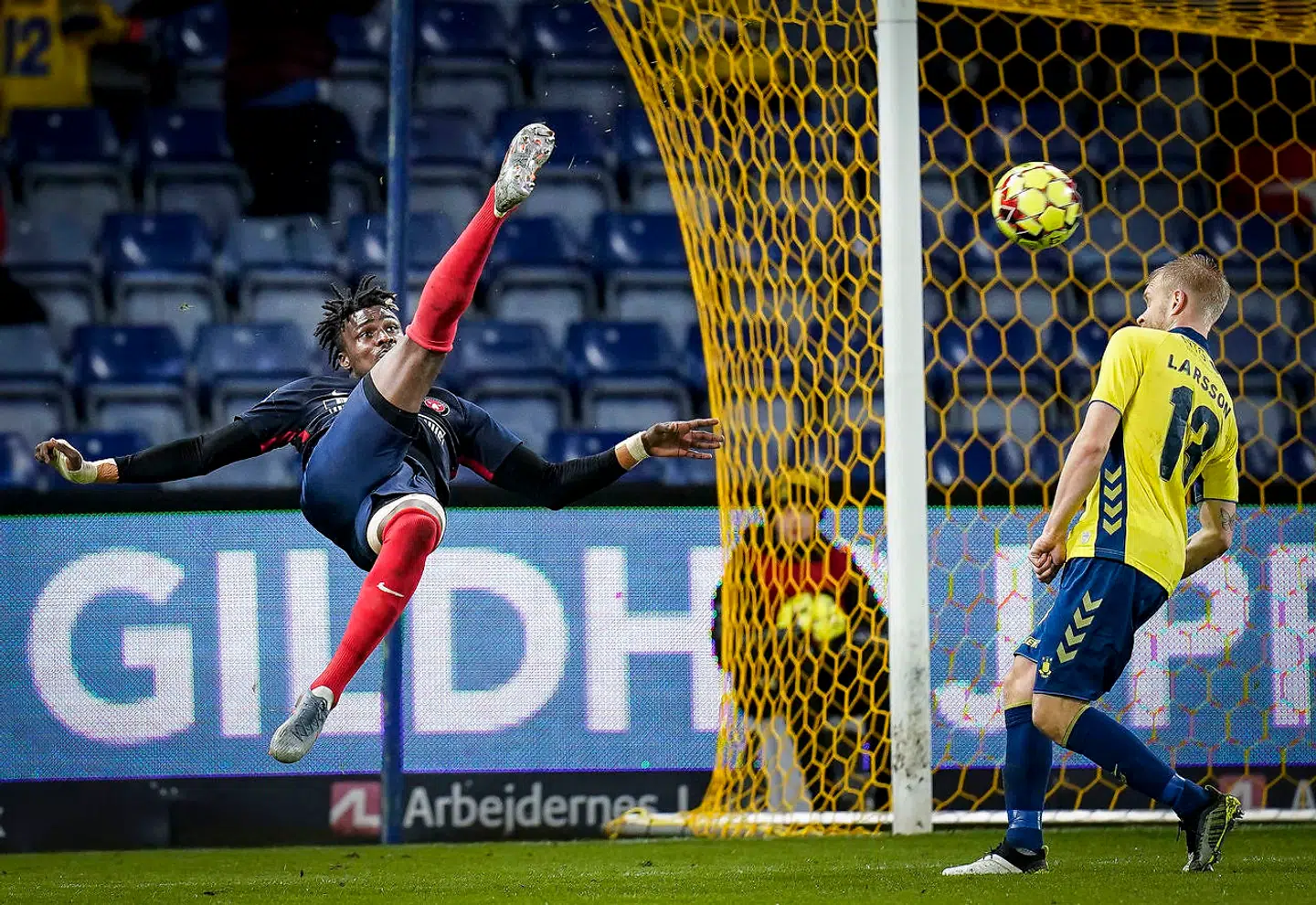 FC Midtjyllands Sory Kaba har scoret 5 mål og lagt op til 3 i 23 Superliga-kampe (Foto: Liselotte Sabroe/Ritzau Scanpix)
