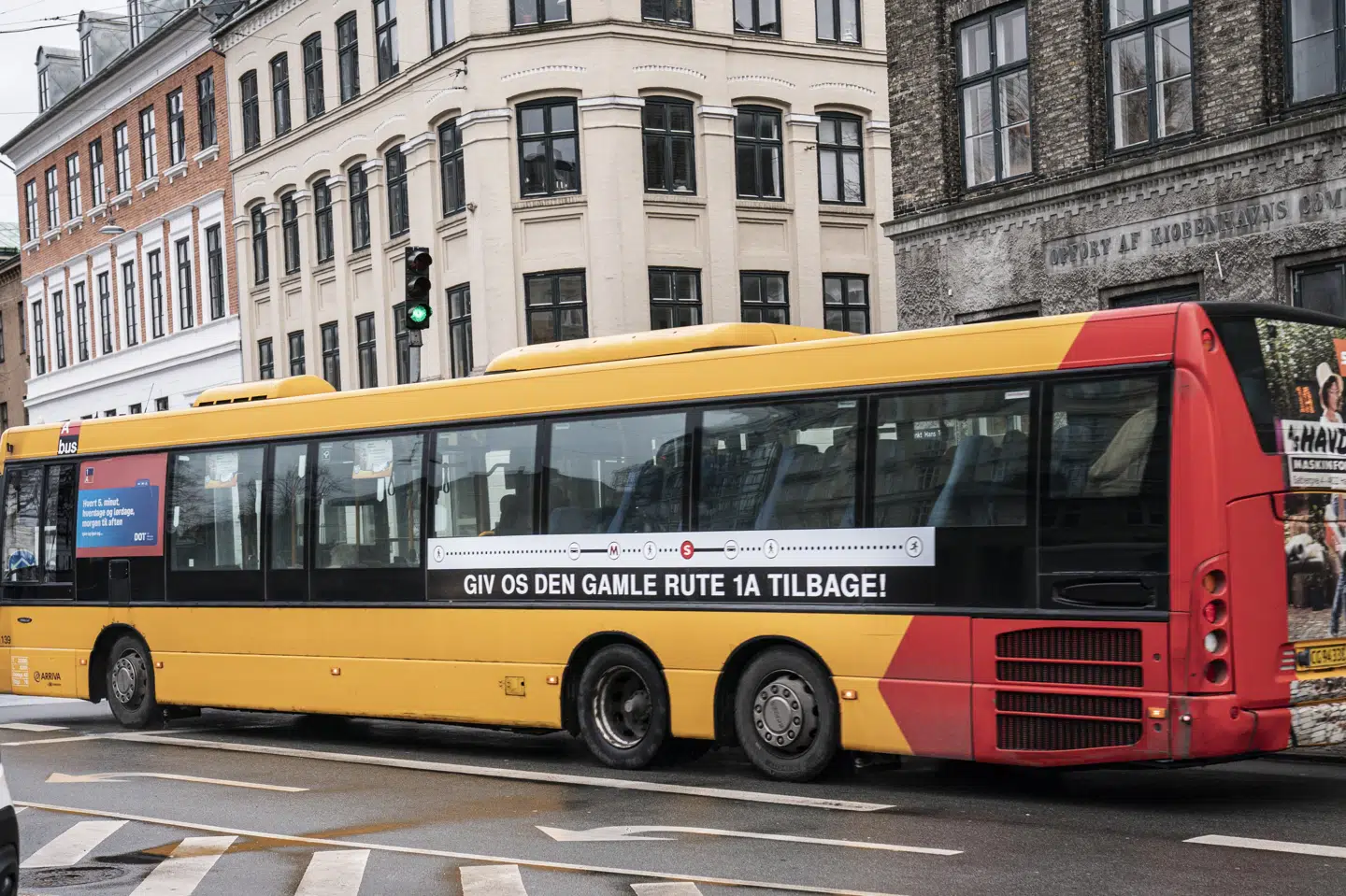 Et skænderi mellem to buspassagerer i Valby sent mandag aften udviklede sig voldeligt. (Arkivfoto) Niels Christian Vilmann/Ritzau Scanpix