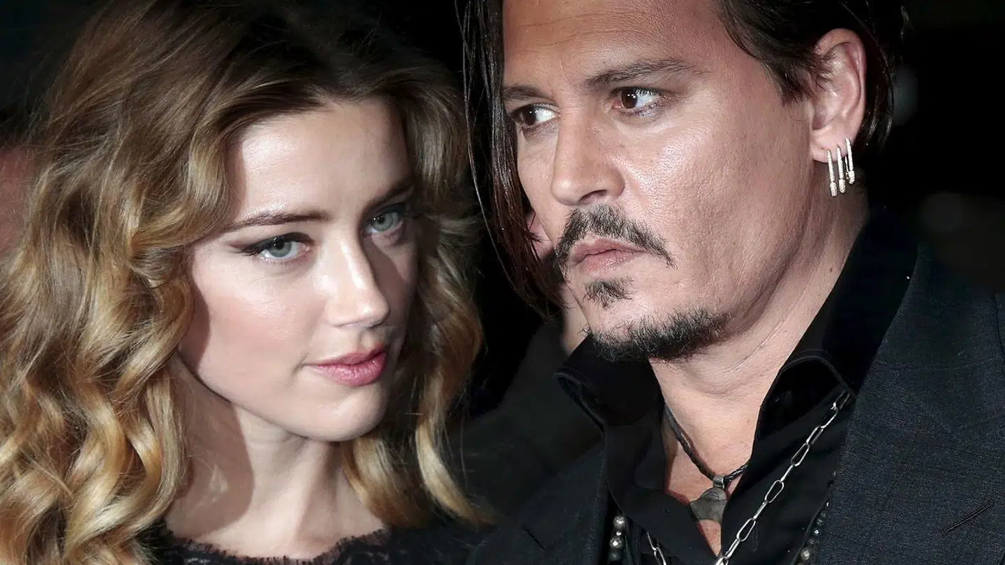 Johnny Depp og Amber Heard fotograferet sammen, da de stadig var et par. (Arkivfoto)