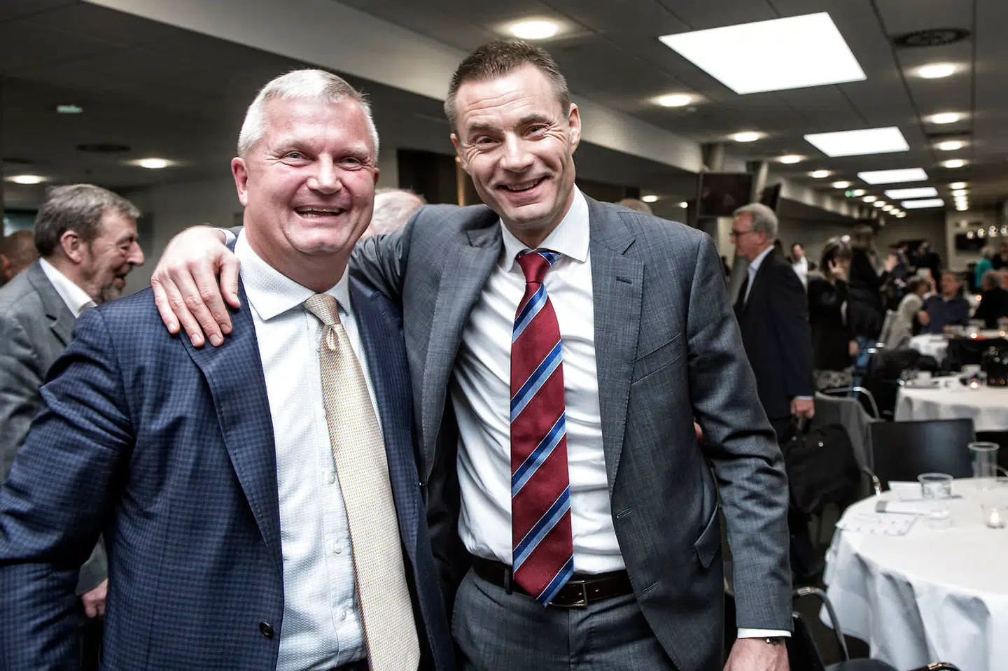 Aldo Petersen sammen med Jan Bech Andersen.