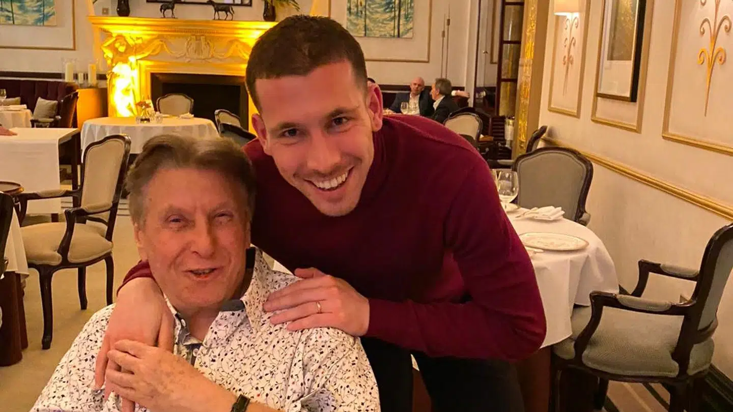 Pierre-Emile Højbjerg og den nye agent, Pini Zahavi.