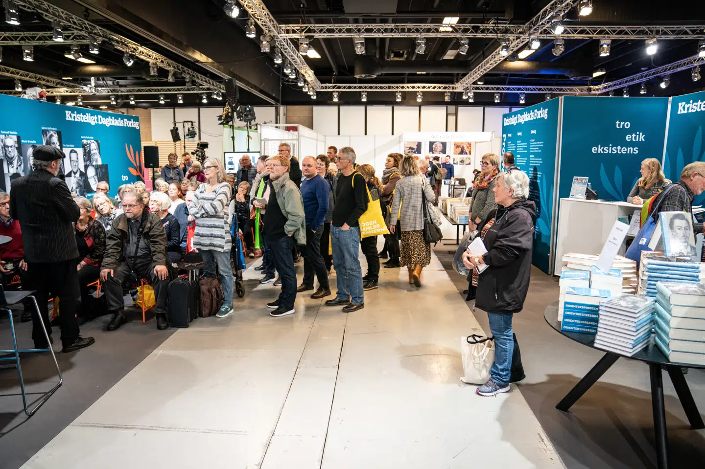 Ifølge arrangørerne lagde 38.326 besøgende vejen forbi Bogforum sidste år. Det var det højeste besøgstal i Bogforums 28 år lange historie. (Arkivfoto) Niels Christian Vilmann/Ritzau Scanpix