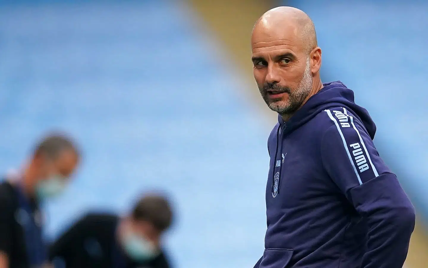 Manchester City-manager Pep Guardiola må snart sige farvel til Leroy Sane.