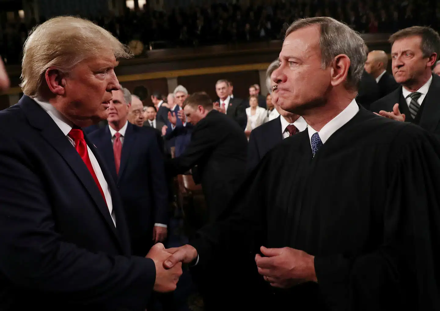 Eks-venner. Det var John Robert, der leverede Donald Trumps helt store nederlag.