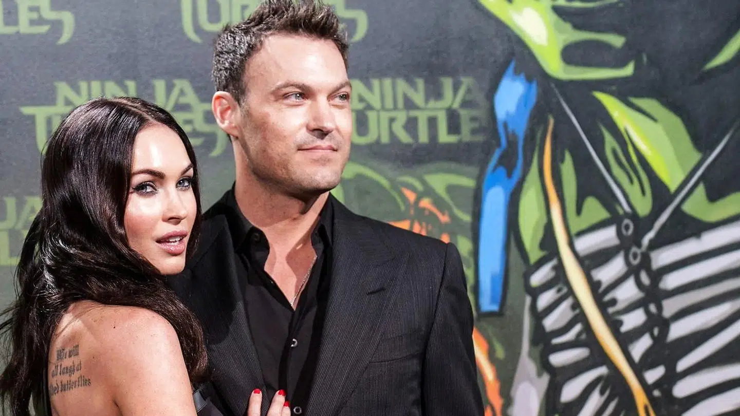 Brian Austin Green med eks'en Megan Fox.