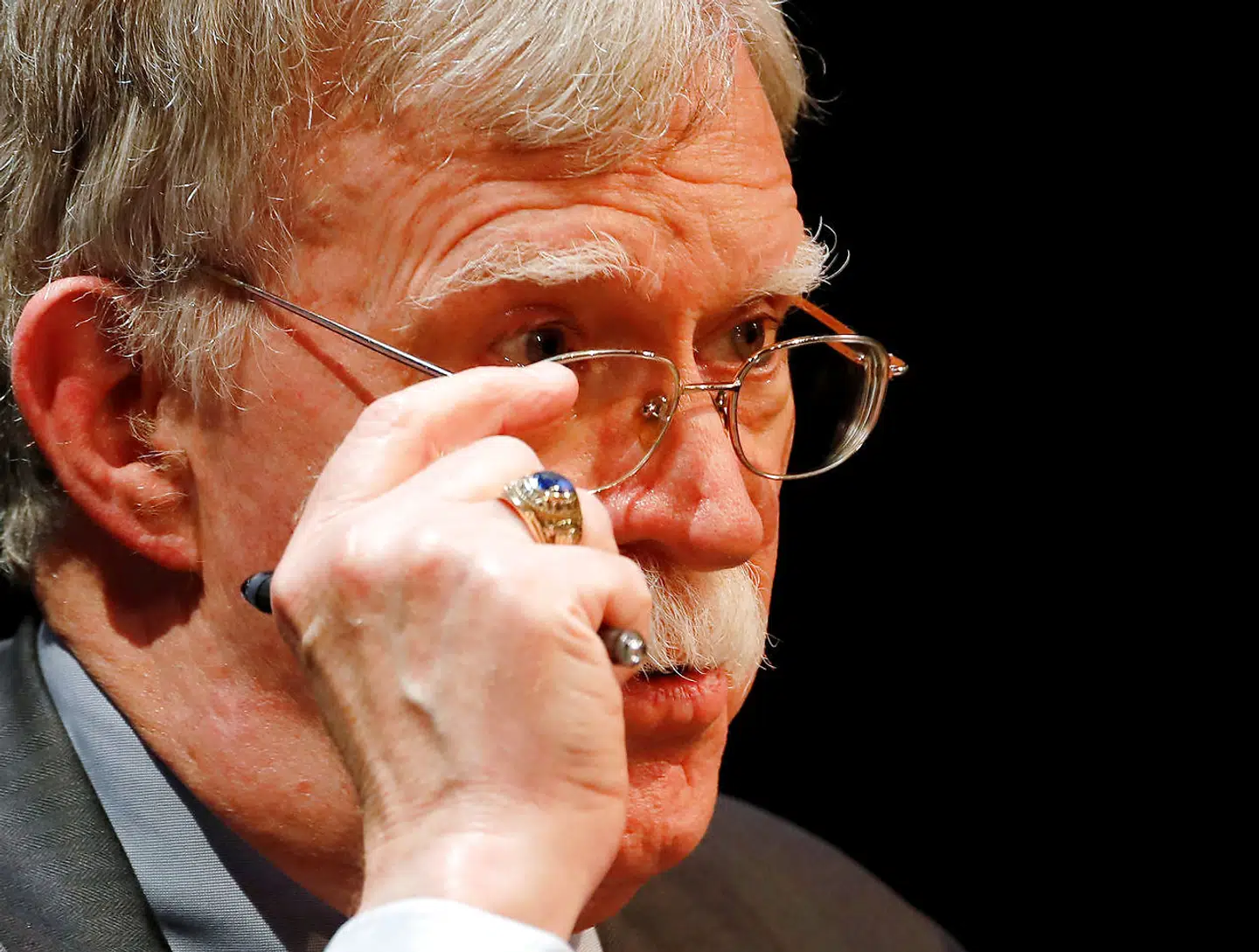 Den tidligere nationale sikkerhedsrådgiver John Bolton udgiver snart en bog om sin tid i Trump-administrationen. (Arkivfoto)