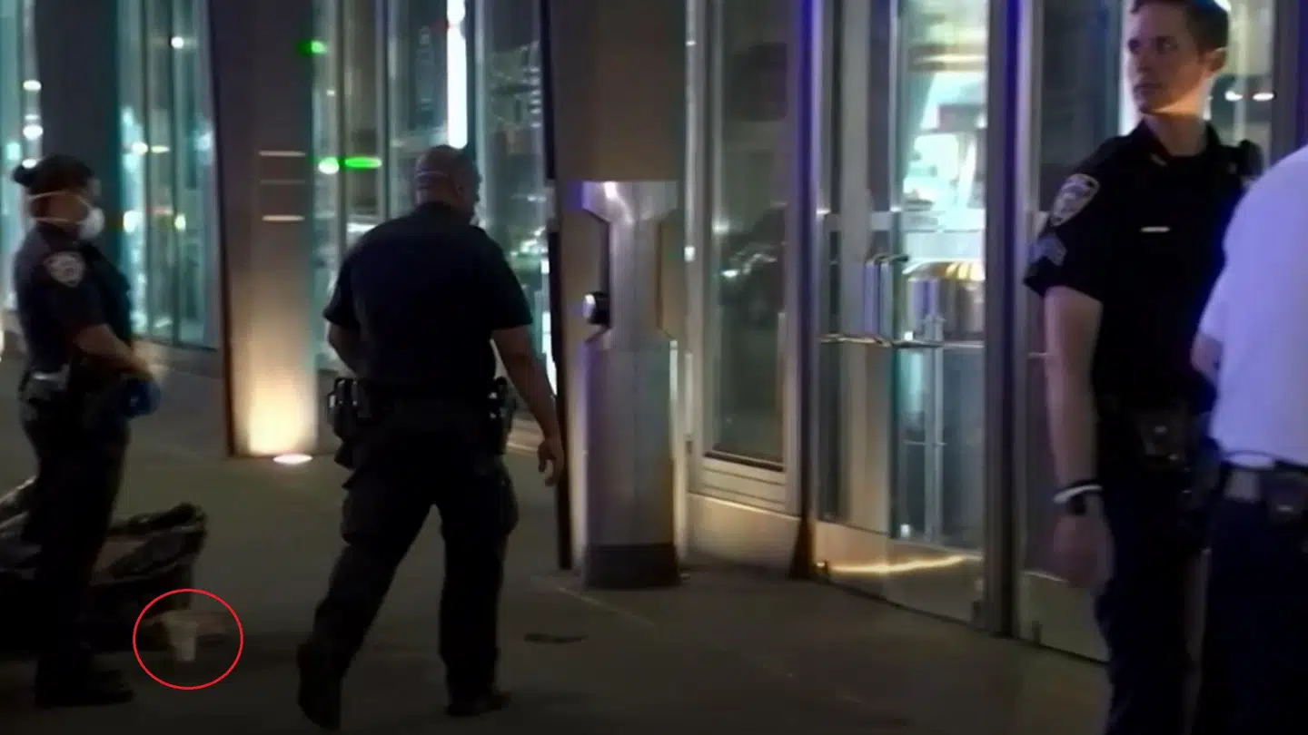 En af de milkshakes, som politiet i New York frygter blev forgiftet, da deres betjente skulle indtage dem.