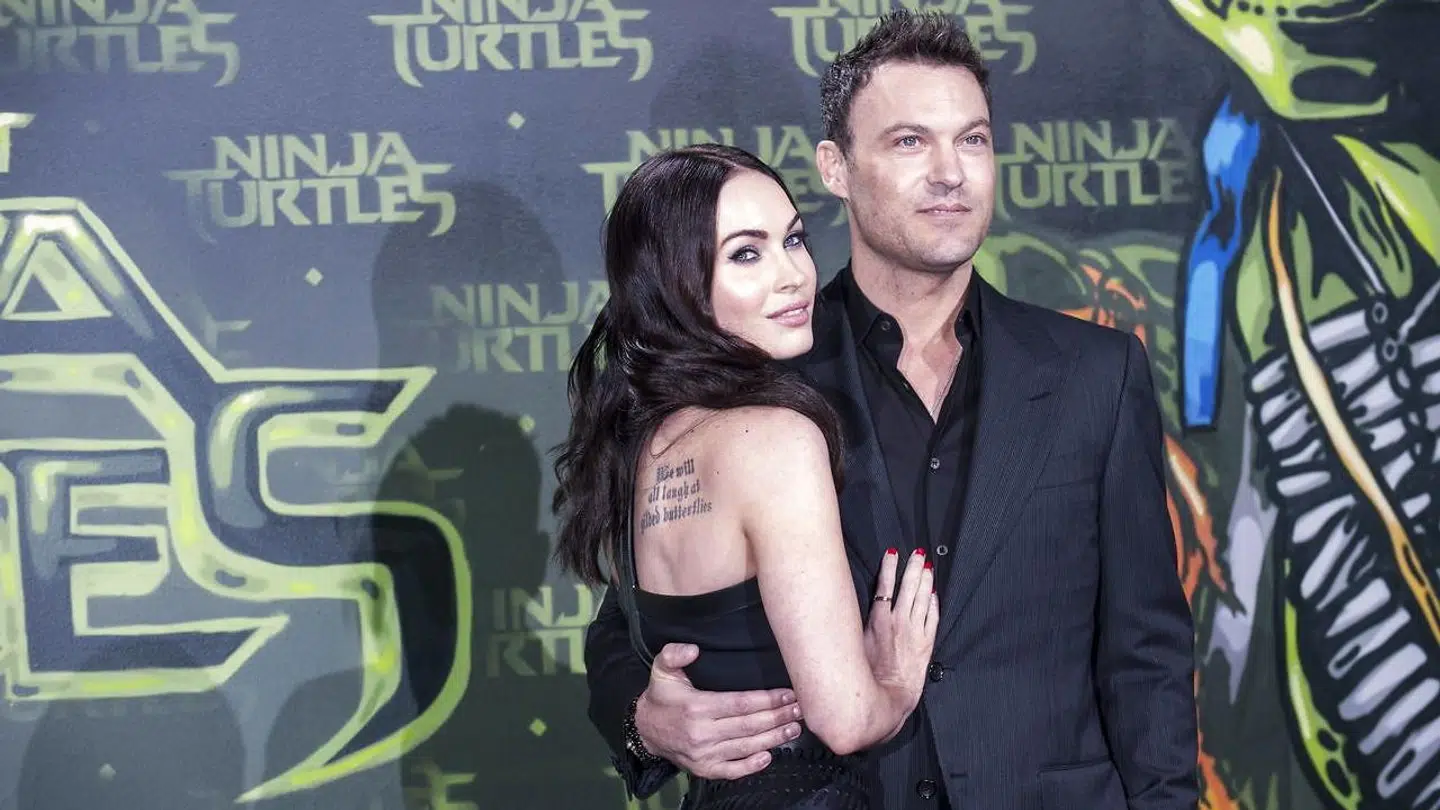 Her ses Brian Austin Green og Megan Fox, mens de stadig var sammen.