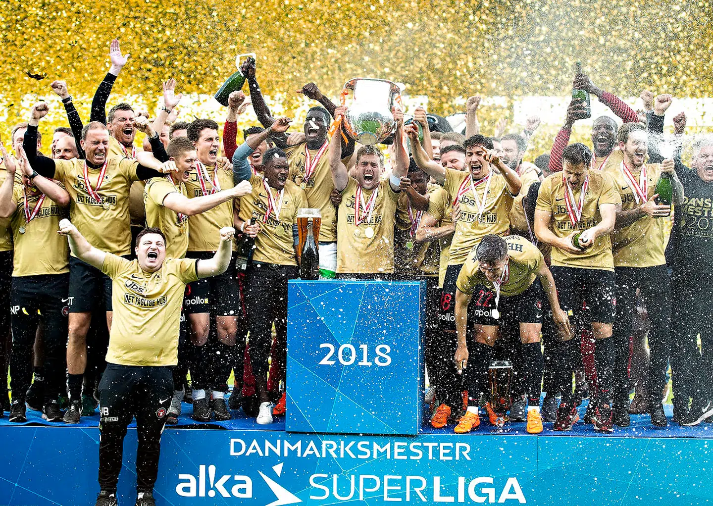 Sådan så det ud, sidste gang FC Midtjylland vandt guld.