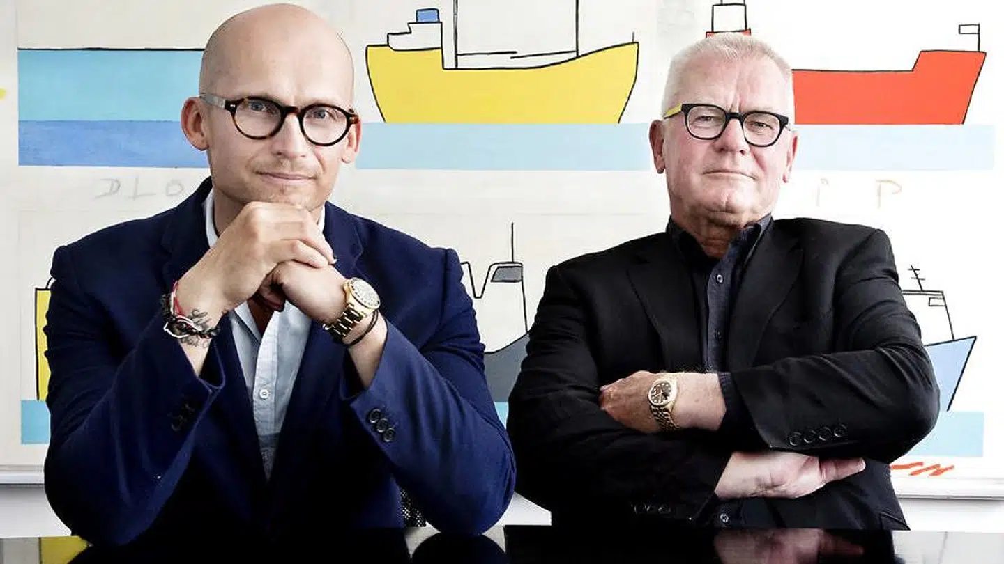 Christian Stadil med sin far, Thor Stadil.