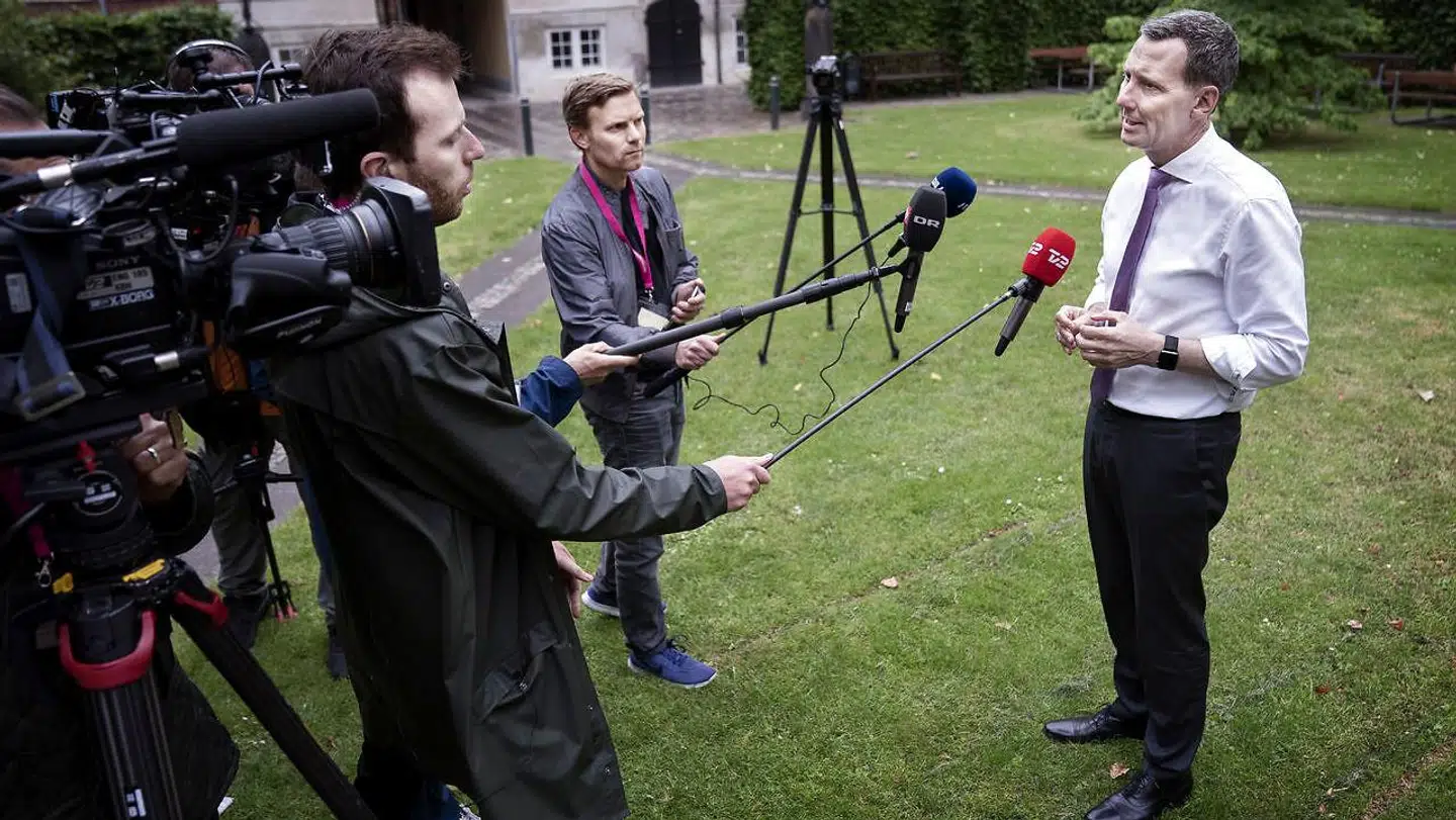 Justitsminister Nick Hækkerup (S) orienterer om nye ændringer i rejseregler, i Justitsministeriet fredag den 12. juni 2020.. (Foto: Liselotte Sabroe/Ritzau Scanpix)