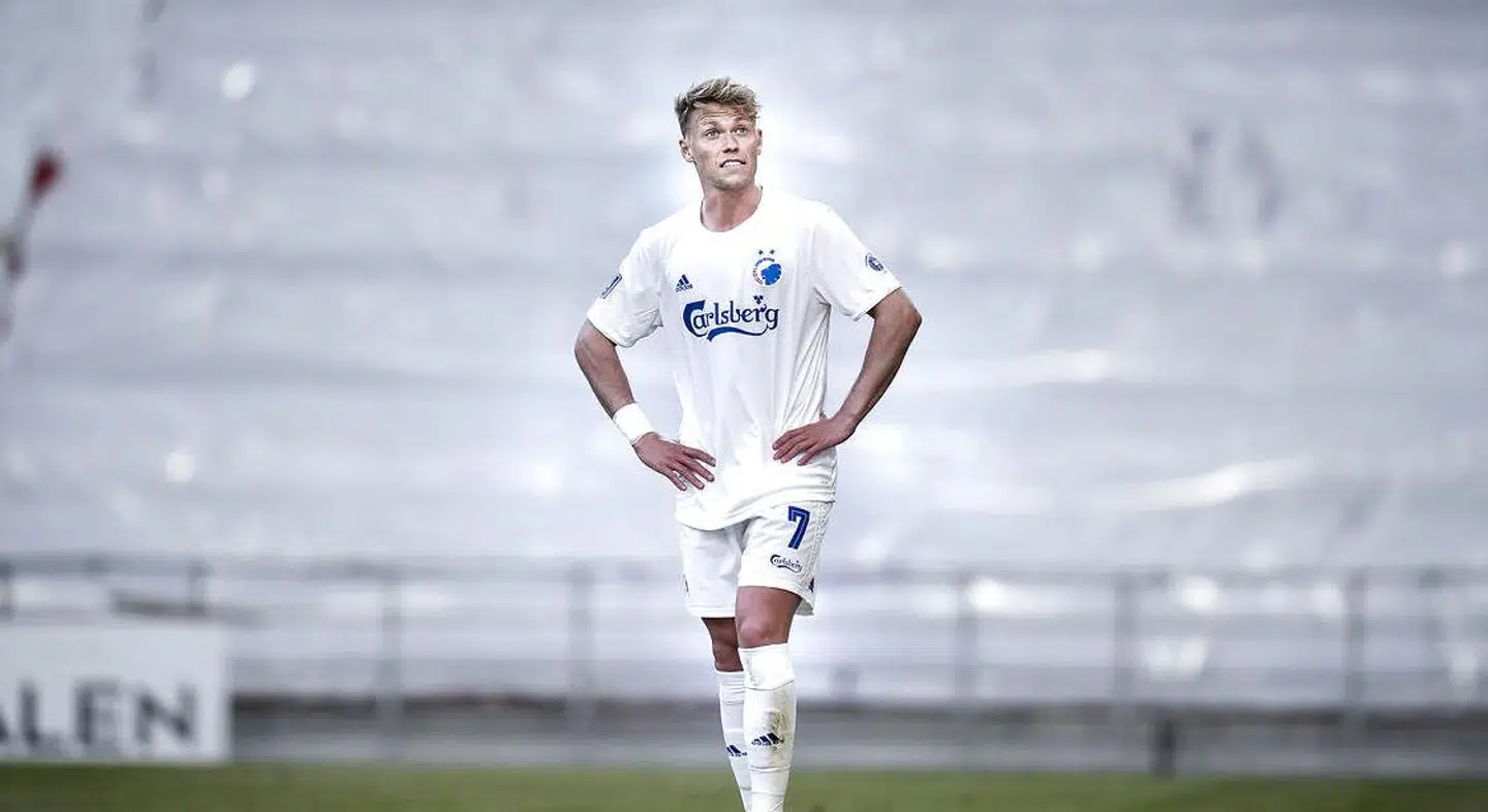FCKs Viktor Fischer under superligakampen mellem FC København - Randers FC i Telia Parken søndag den 7 juni 2020.