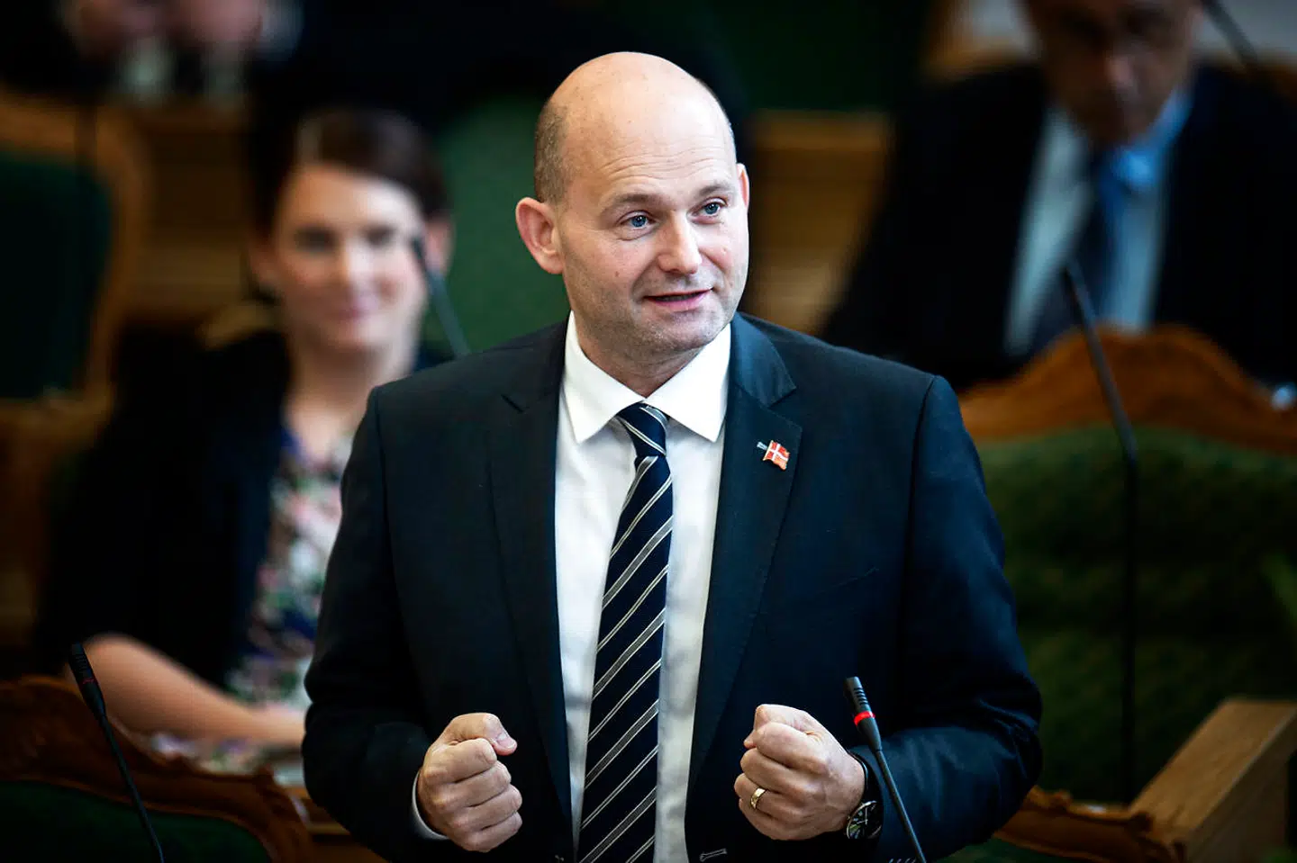 Folketingsmedlem fra Konservativ Folkeparti Søren Pape Poulsen til åbningsdebat i Folketinget torsdag den 3. oktober 2019.