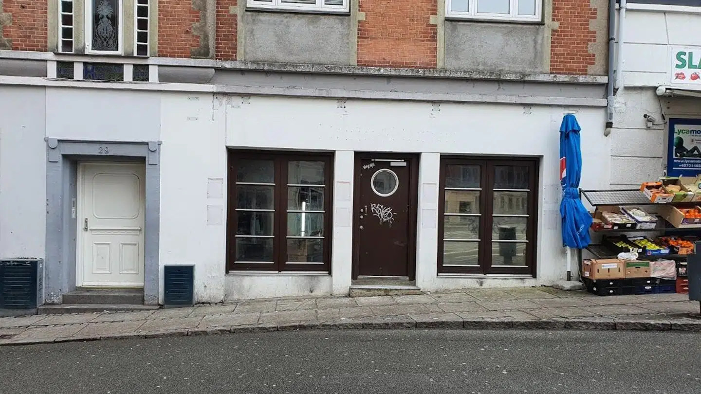 Sådan ser Club Demarus frontparti ud i dag.