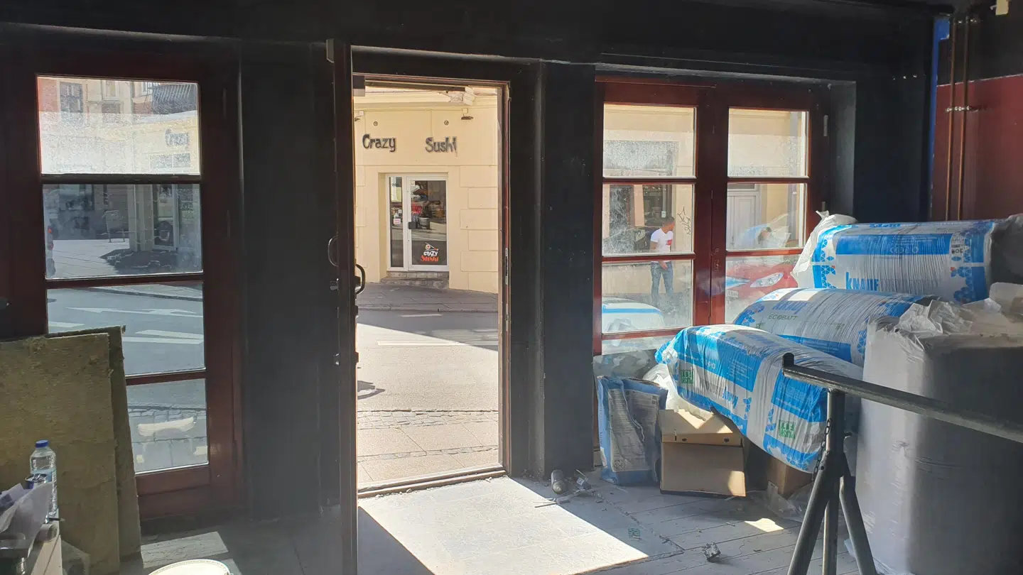 Sådan ser der ud indvendigt på Club Demaru lige nu.