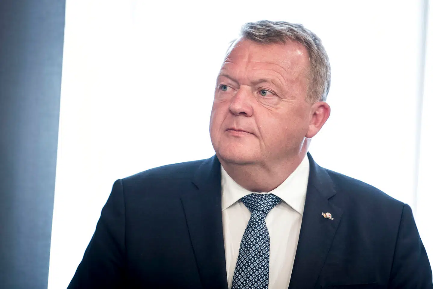 Lars Løkke Rasmussen (V) under overdragelsesforretningen i Statsministeriet i København, torsdag den 27. juni sidste år.