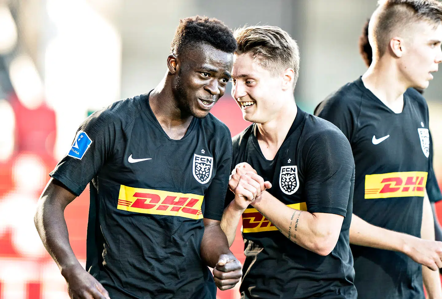 FC Nordsjællands Kamaldeen Sulemana har scoret til 2-0 i 3F Superligakampen Silkeborg IF mod FC Nordsjælland på Jysk Park i Silkeborg, 29. maj 2020.. (Foto: Henning Bagger/Ritzau Scanpix)