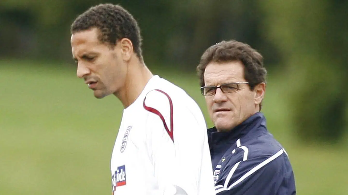 Ferdinand og Capello i 2010.