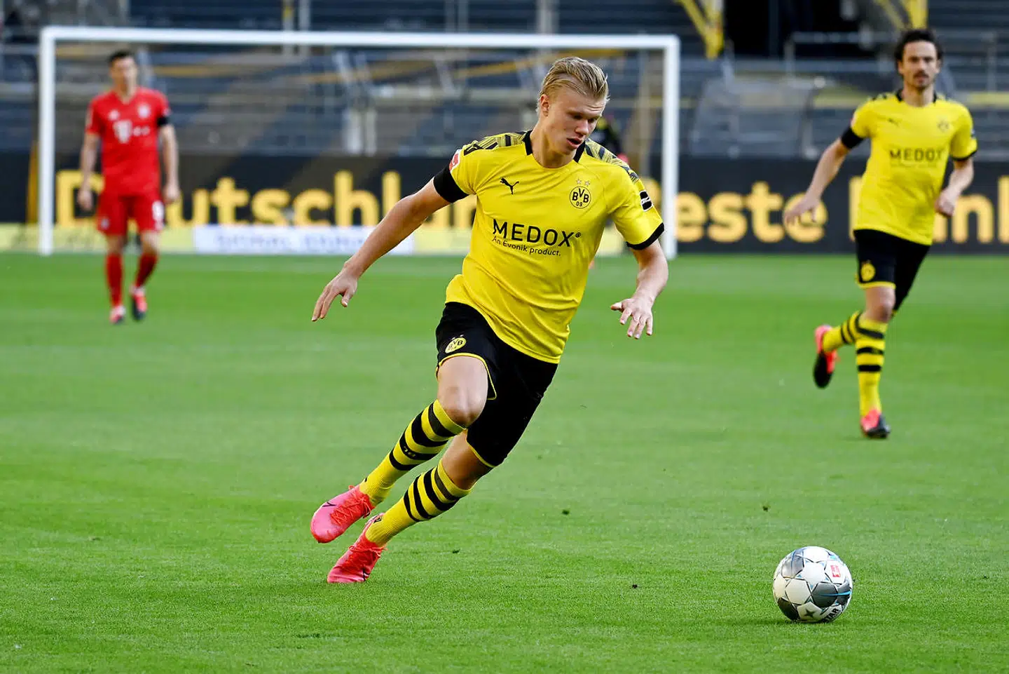Erling Haaland spillede 72 minutter mod Bayern München, inden han blev skadet