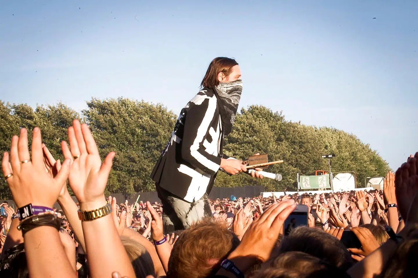 Broccoli-bandet Arcade Fire på Northside 15. juni 2014.