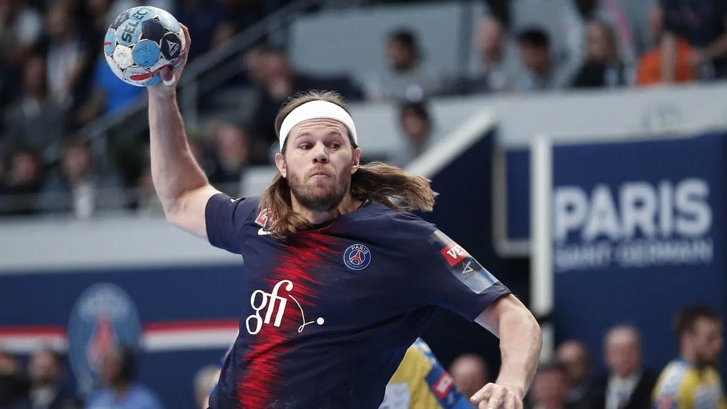 32-årige Mikkel Hansen i aktion for sin franske klub Paris Saint-Germain.