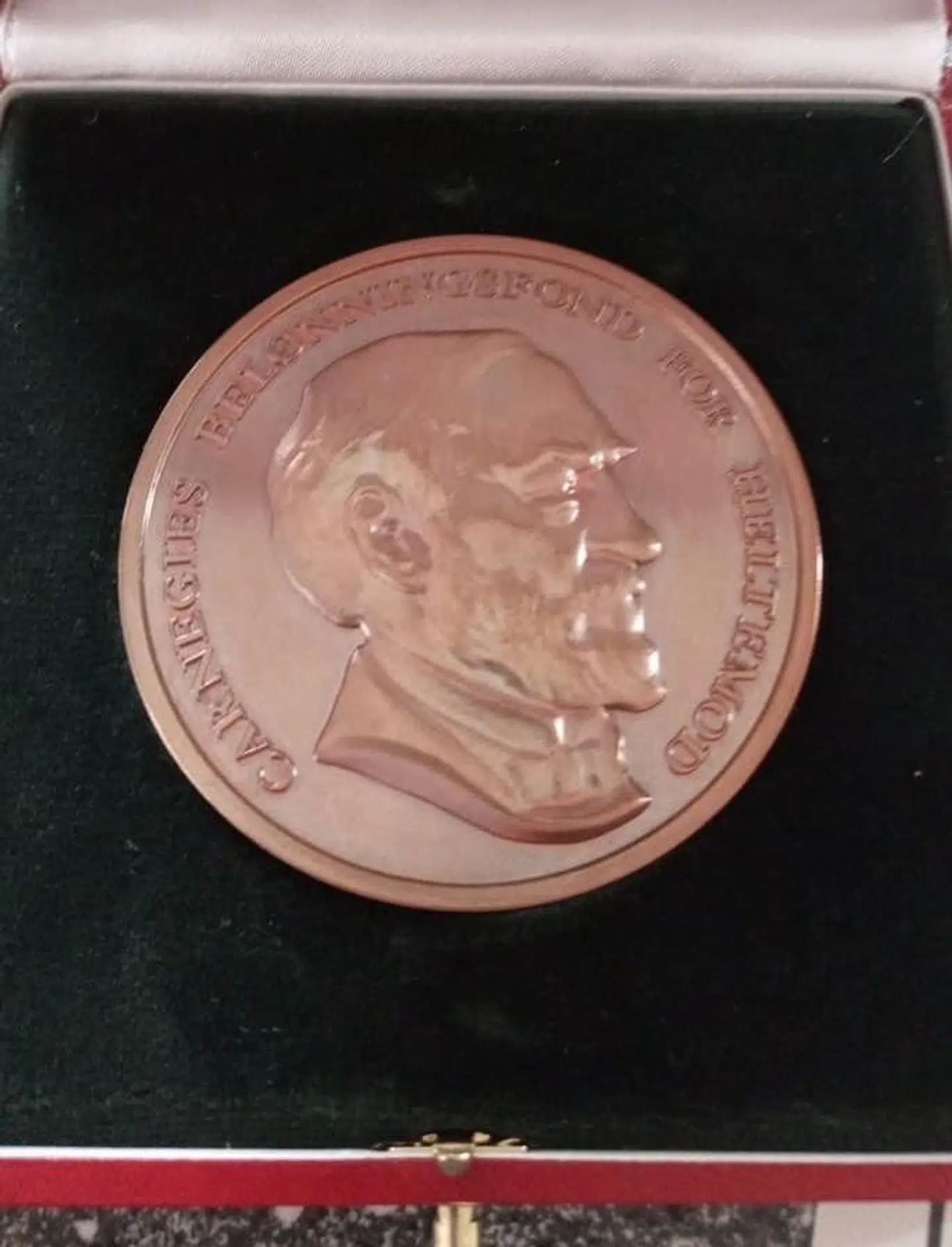 Hædersmedaljen, som Louise modtog.