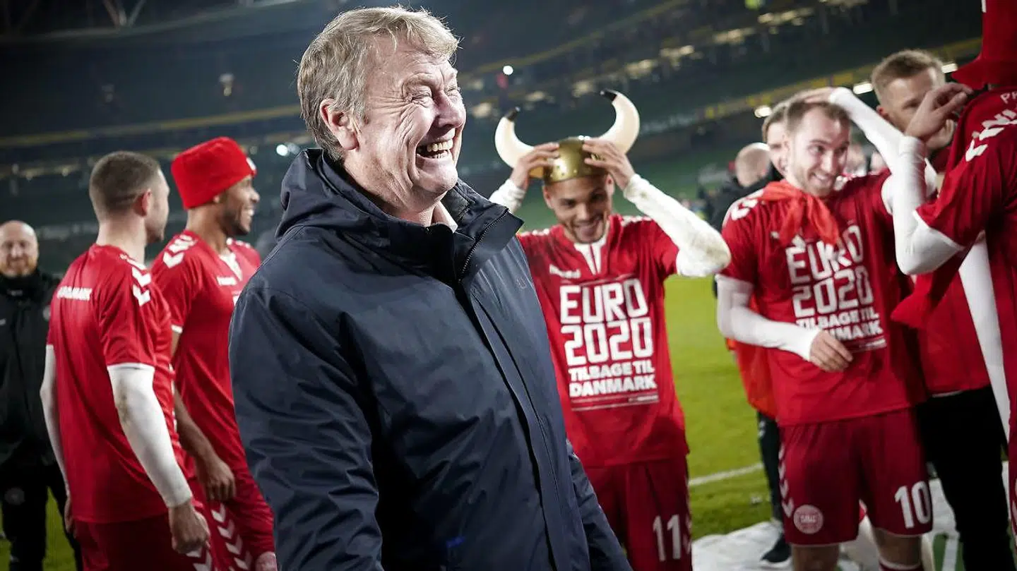 Åge Hareide er ikke længere landstræner for Danmark, som han var med til at kvalificere til EM.