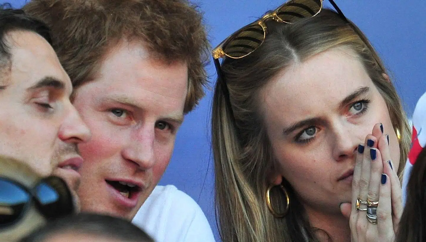 Arkivfoto af prins Harry og Cressida Bonas.