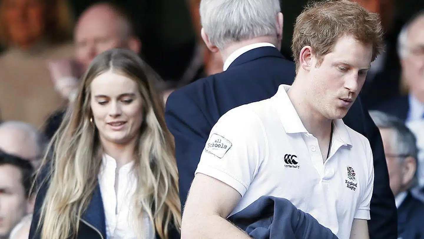 Arkivfoto af Cressida Bonas og prins Harry.