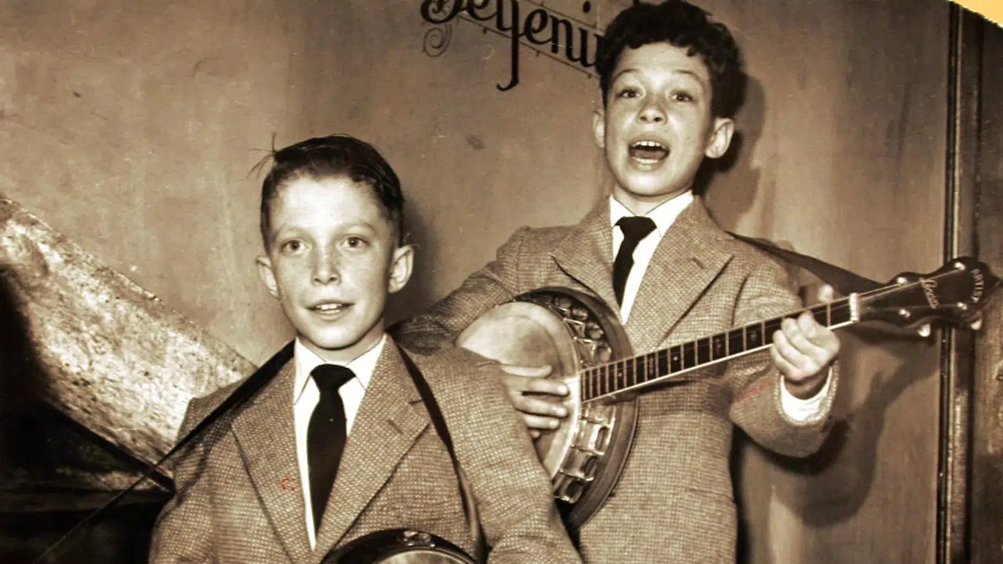 Arkivfoto: Kjeld Wennick og broderen Jan.
