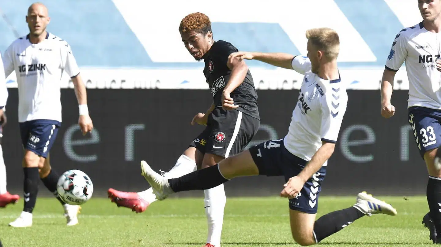 FC Midtjylland tog imod Horsens i deres første kamp efter coronapausen, og det blev en yderst svær opgave.