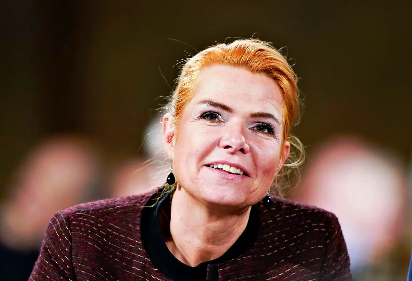 Næstformand Inger Støjberg ved Venstres landsmøde i Herning Kongrescenter, søndag den 17. november 2019.. (Foto: Henning Bagger/Ritzau Scanpix)