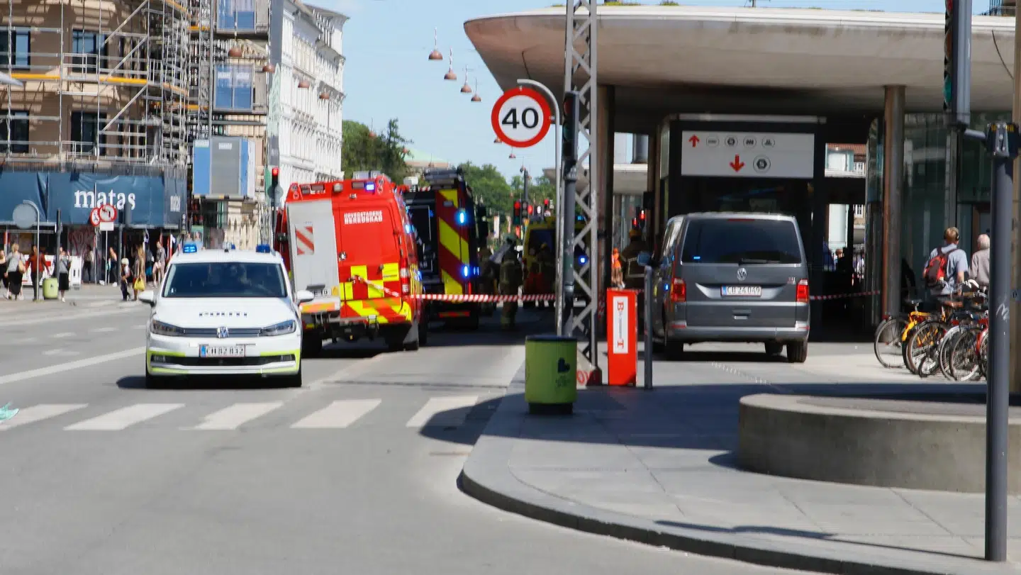 En person er søndag blevet påkørt på Nørreport Station.