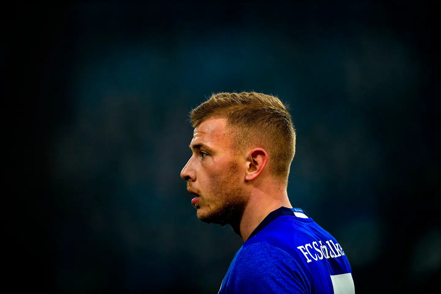 Max Meyer i Schalke-trøjen, tilbage i 2018.