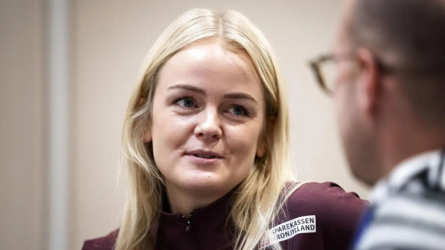 Håndboldspiller Stine Jørgensen. Dansk Håndbold Forbund holder mediedag med det danske kvindelandshold forud for december måneds VM i Japan på Scandic Hotel i Hvidovre onsdag den 20. november 2019.. (Foto: Ida Guldbæk Arentsen/Ritzau Scanpix)