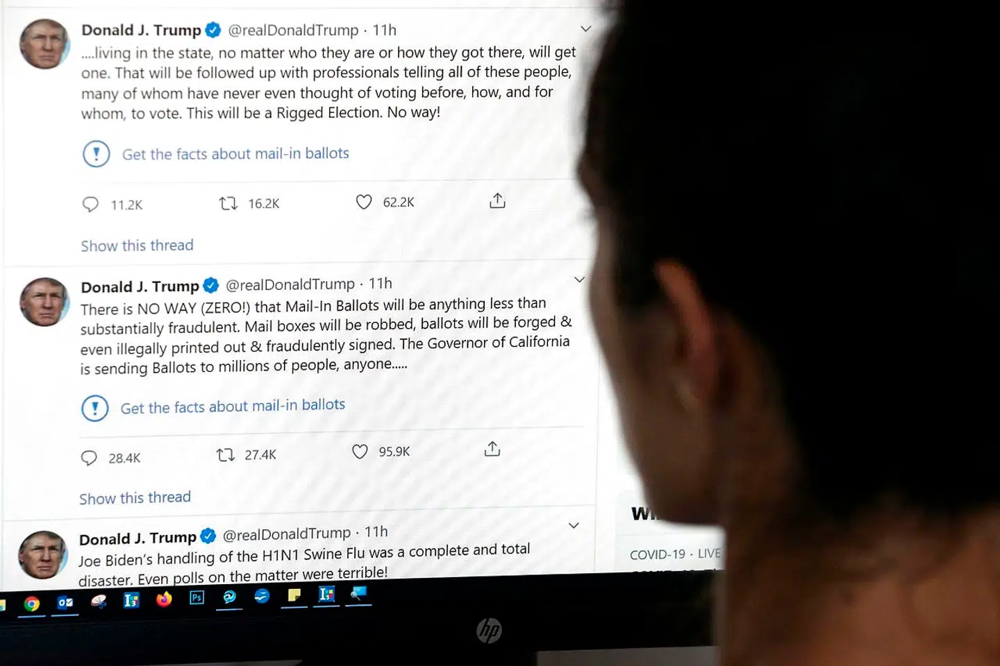 Donald Trump er stor twitter-bruger.