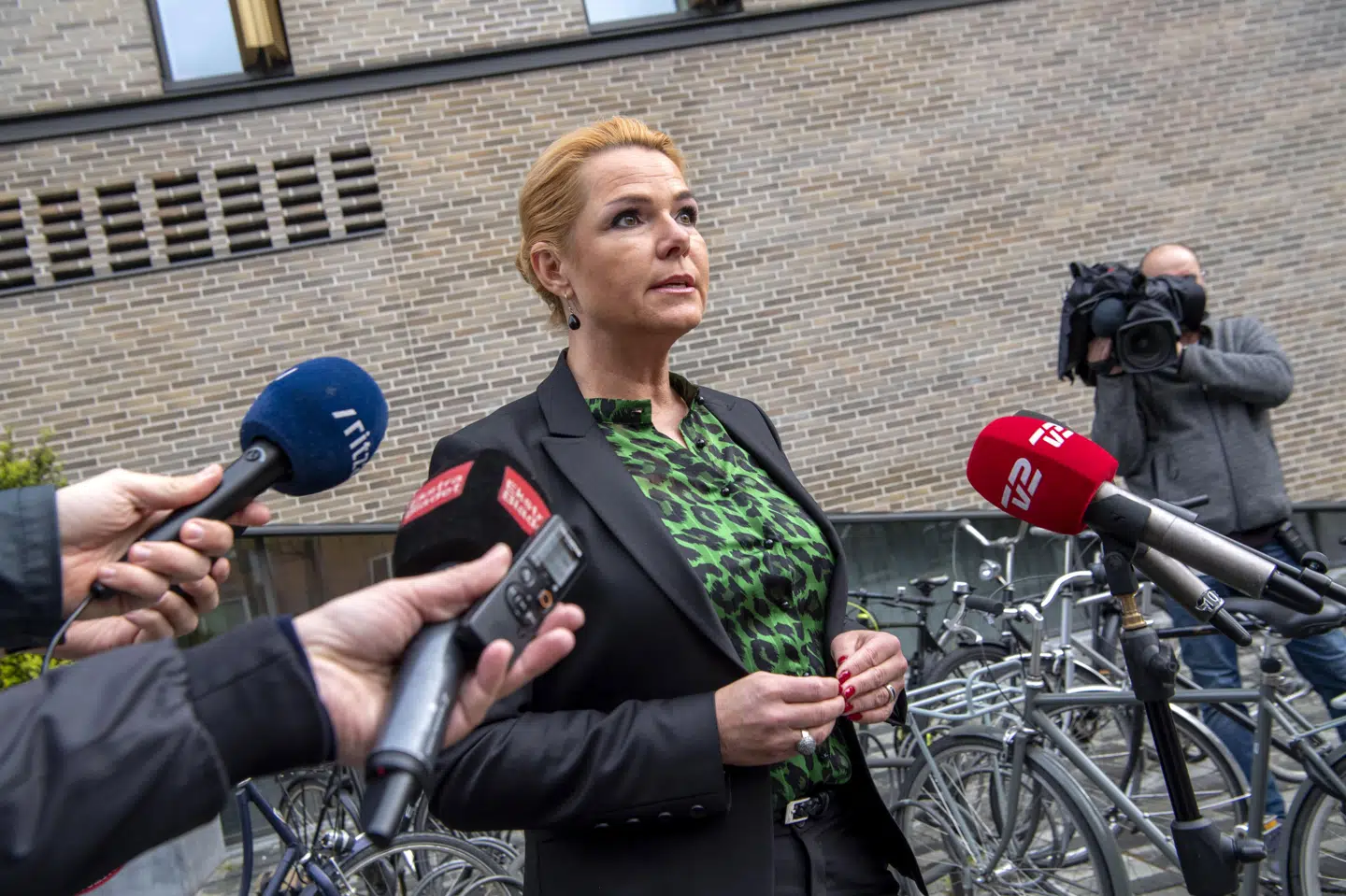 Forhenværende minister Inger Støjberg (V) afhøres af Instrukskommissionen, søndag den 24. maj 2020. (Foto: Thomas Sjørup/Scanpix 2020) Thomas Sjørup/Ritzau Scanpix