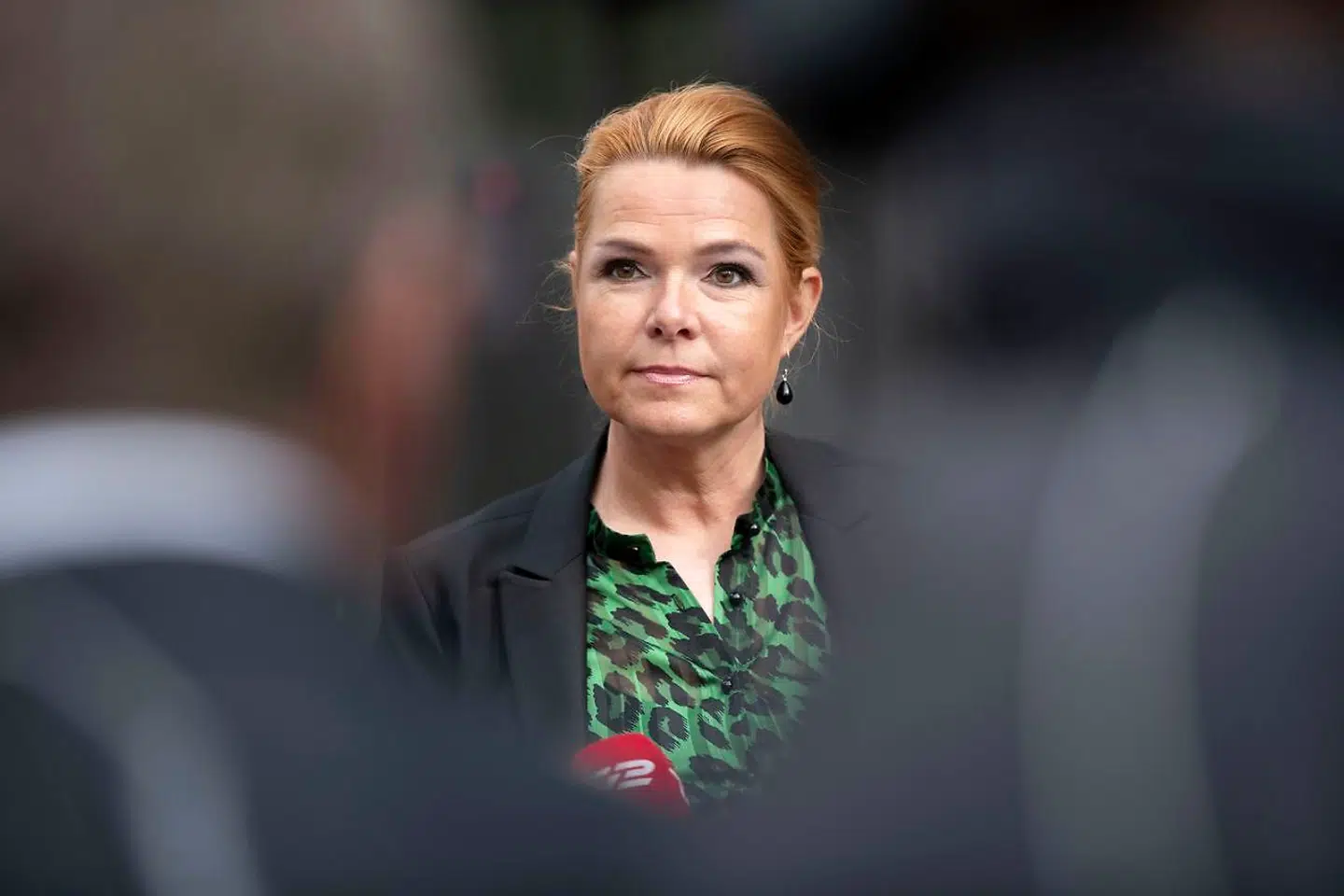 Forhenværende minister Inger Støjberg (V) afhøres af Instrukskommissionen søndag den 24. maj 2020. (Foto: Thomas Sjørup/Ritzau Scanpix)