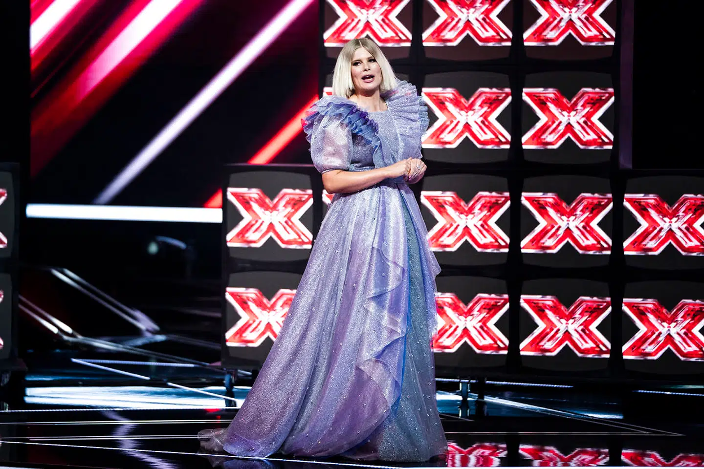 Sofie Linde i 'dronningekjolen'.