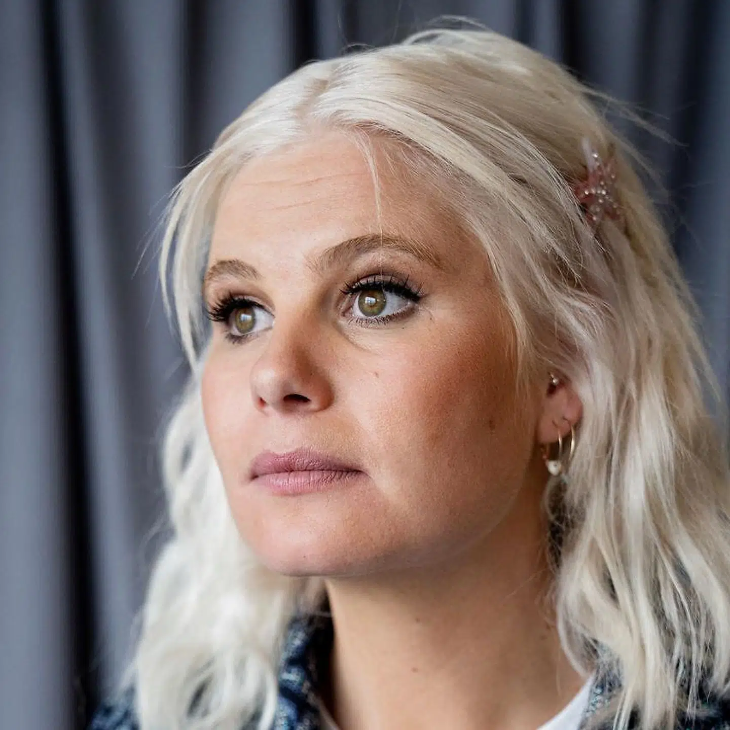 Sofie Linde ved TV 2-pressemødet for 'X Factor' i august.